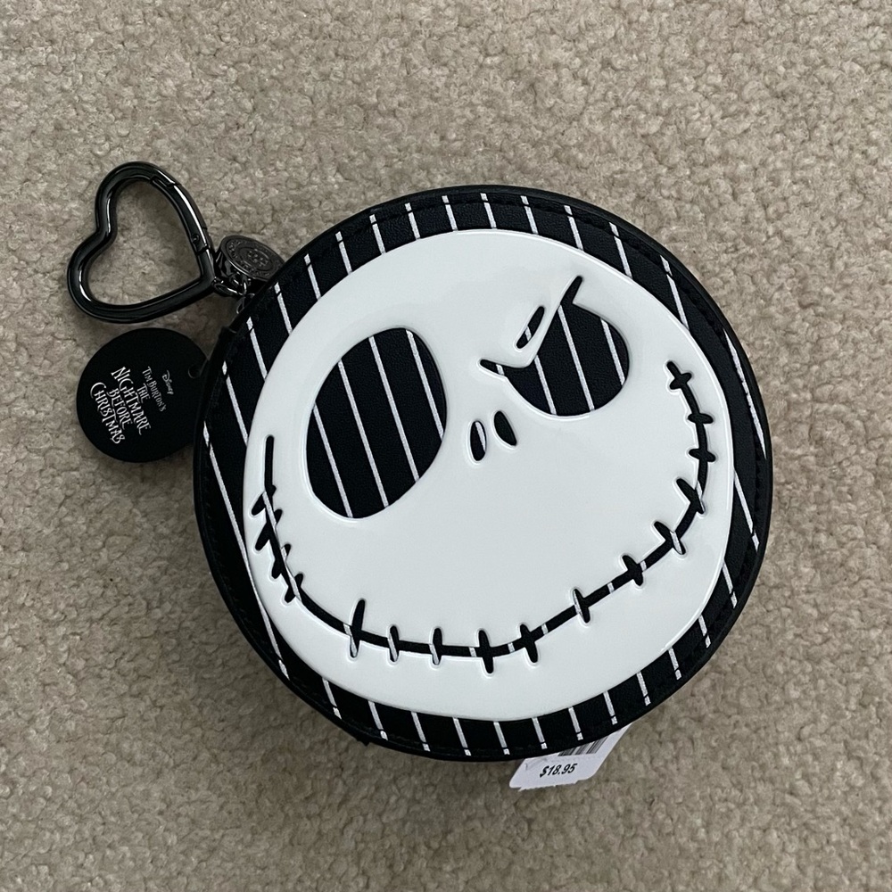 Bath & Body Works Disney The Nightmare Before Christmas Jack & Sally Coin Purse - Picture 5 of 16